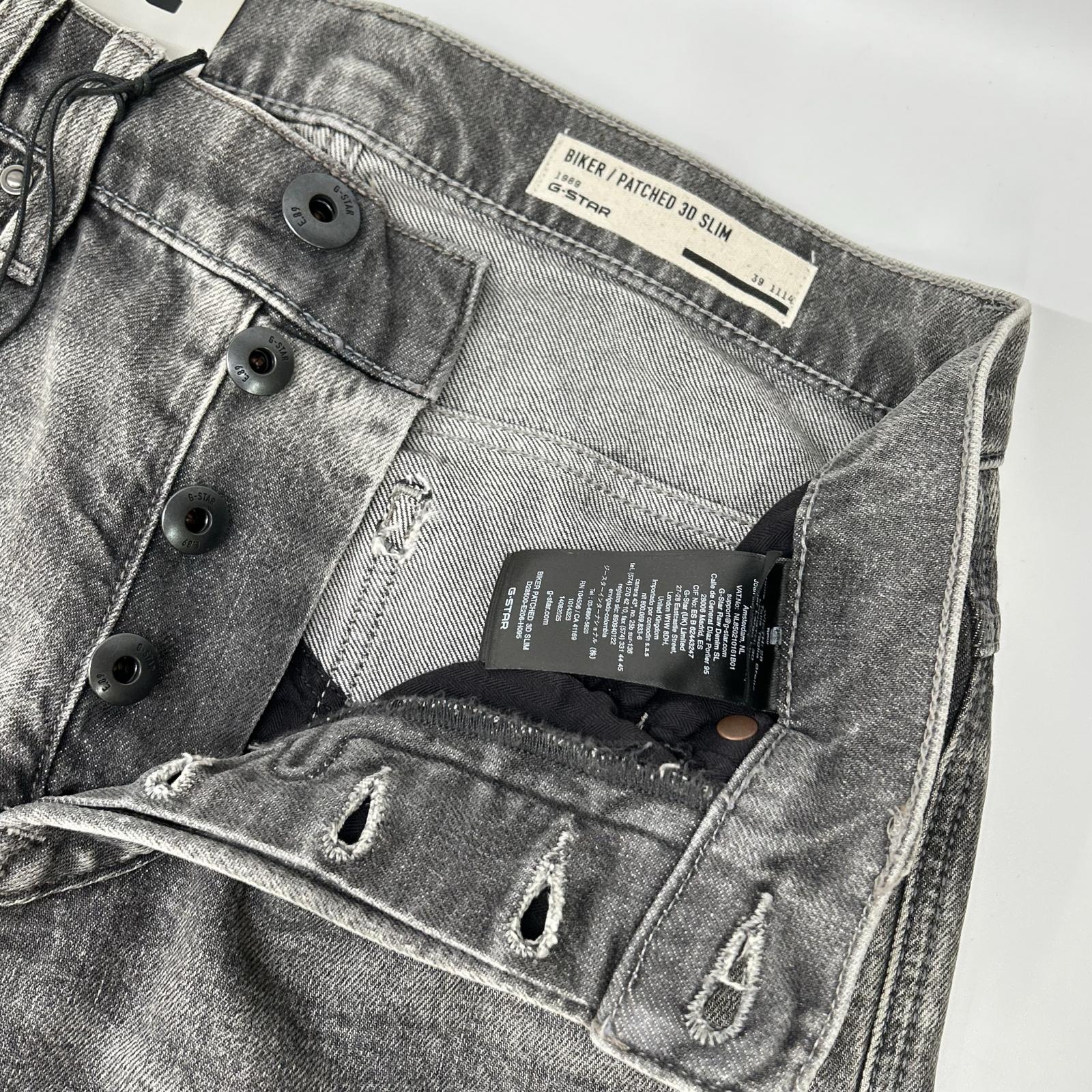 G-STAR RAW ジースターロゥ D28500-E206-H095 61 体裁断バイカーディテールスリムテーパードジーンズ ボトムス
