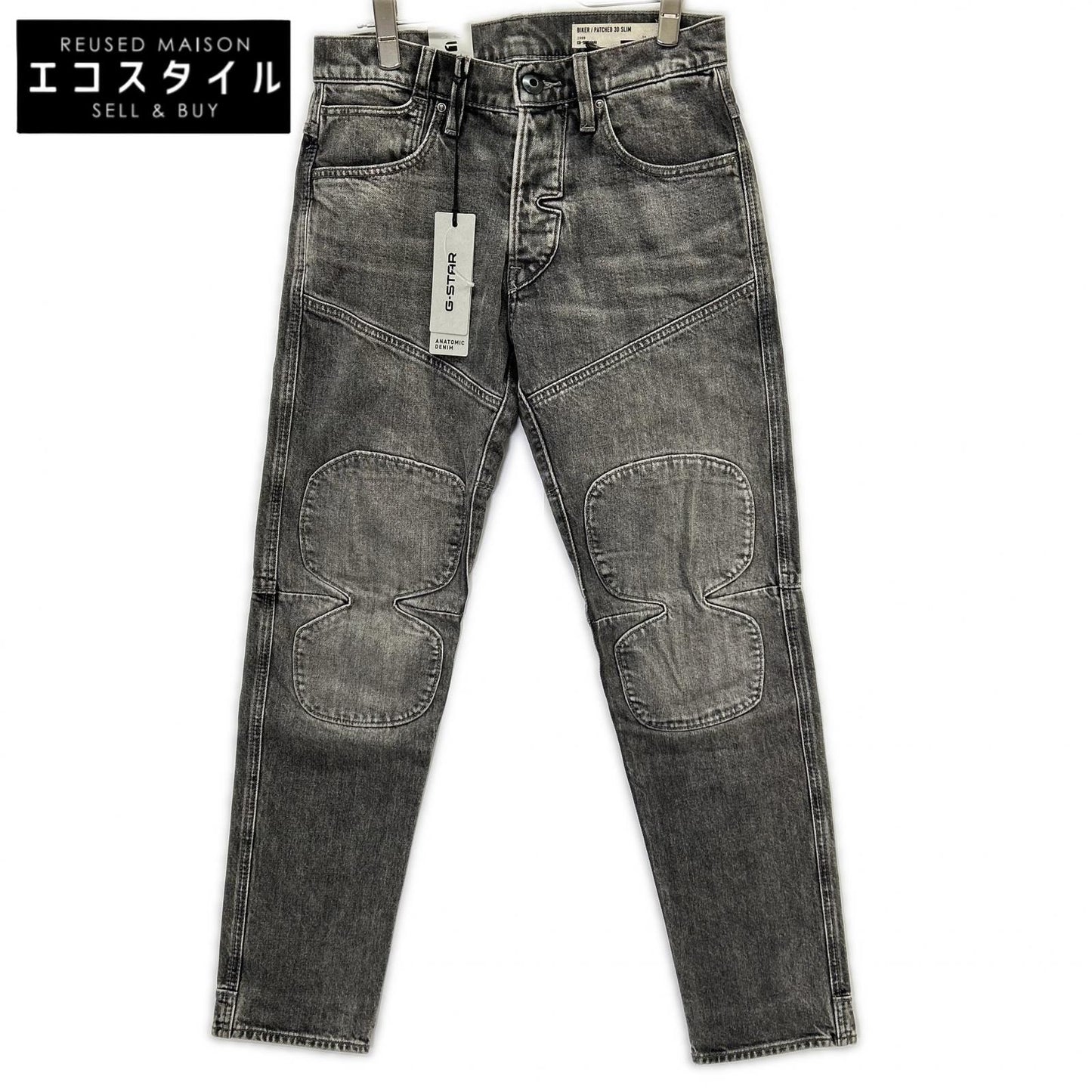G-STAR RAW ジースターロゥ D28500-E206-H095 61 体裁断バイカーディテールスリムテーパードジーンズ ボトムス