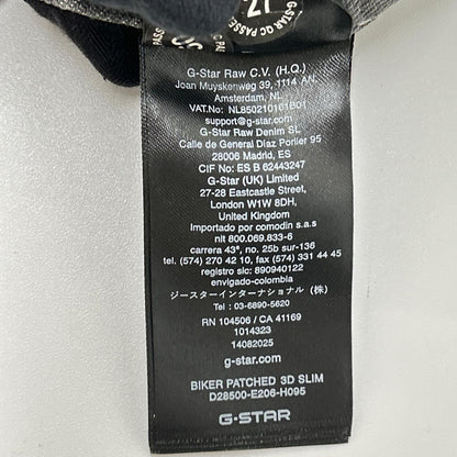 G-STAR RAW ジースターロゥ D28500-E206-H095 61 体裁断バイカーディテールスリムテーパードジーンズ ボトムス