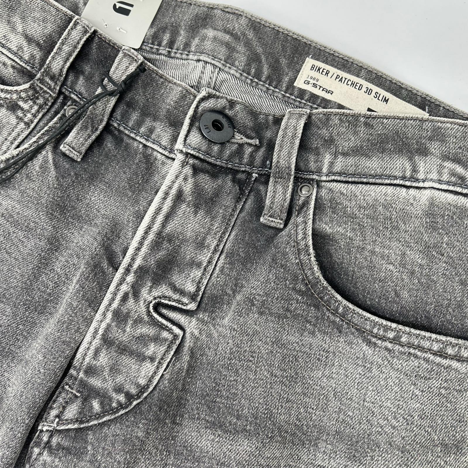 G-STAR RAW ジースターロゥ D28500-E206-H095 61 体裁断バイカーディテールスリムテーパードジーンズ ボトムス