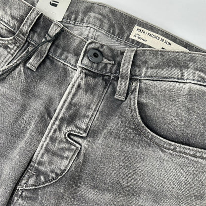 G-STAR RAW ジースターロゥ D28500-E206-H095 61 体裁断バイカーディテールスリムテーパードジーンズ ボトムス