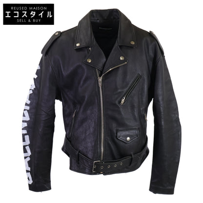 BALENCIAGA Balenciaga [Domestic authentic] 485711 Painted Biker jacket