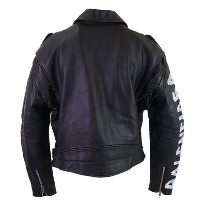 BALENCIAGA Balenciaga [Domestic authentic] 485711 Painted Biker jacket