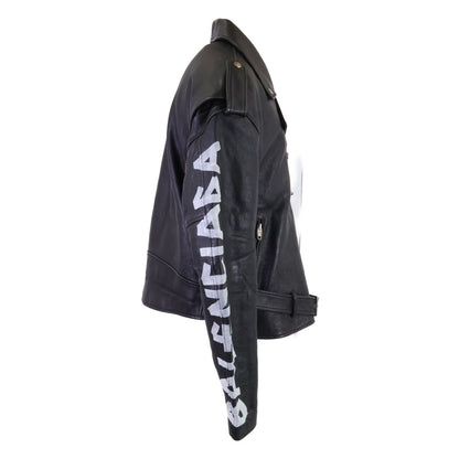 BALENCIAGA Balenciaga [Domestic authentic] 485711 Painted Biker jacket