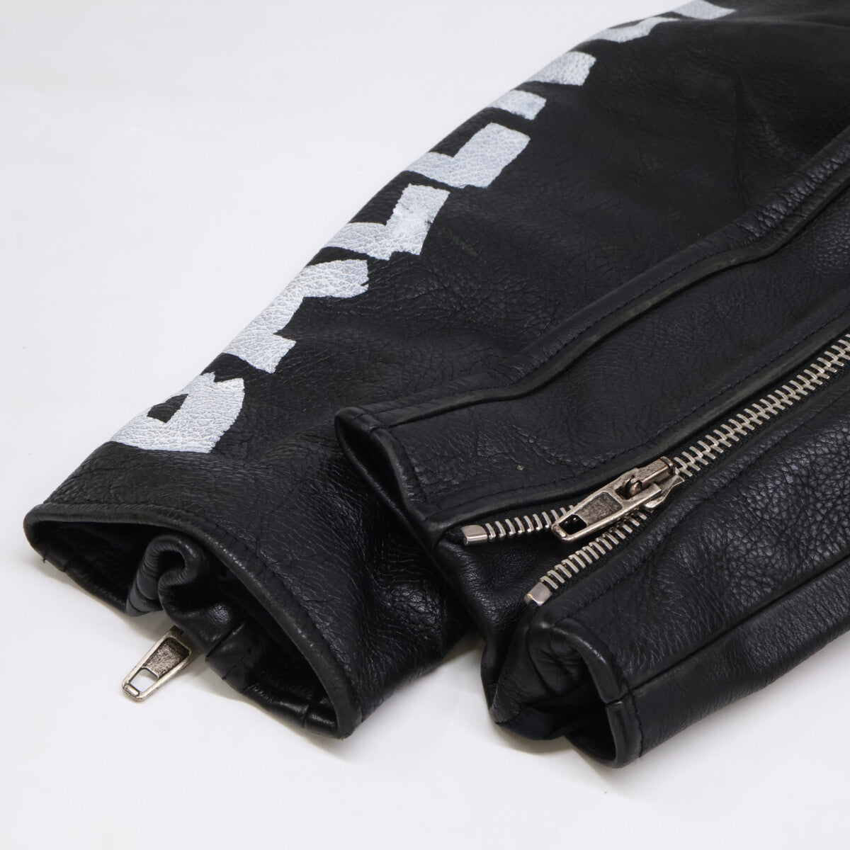 BALENCIAGA Balenciaga [Domestic authentic] 485711 Painted Biker jacket