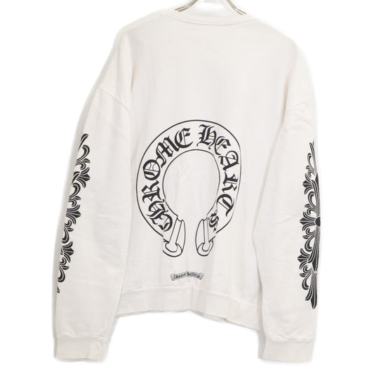 Chrome hearts クロムハーツ 【国内正規】ホースシュー クルーネック スウェットシャツ トップス