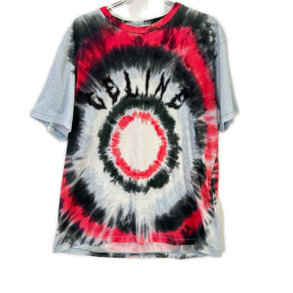CELINE セリーヌ ブルー×レッド 2X65M87W タイダイ染め ルーズTシャツ トップス