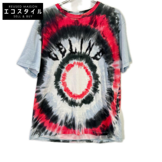 CELINE セリーヌ Blue × Red 2X65M87W Tie-Dye Loose T-Shirt Tops