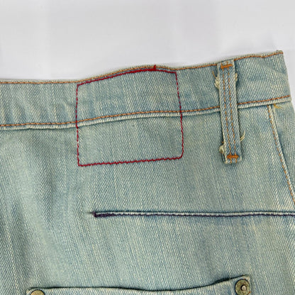 LEVI'S RED リーバイスレッド ブルー 立体デニム ボトムス