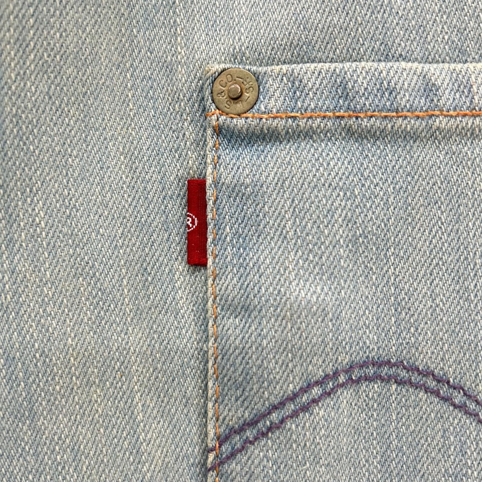 LEVI'S RED リーバイスレッド ブルー 立体デニム ボトムス