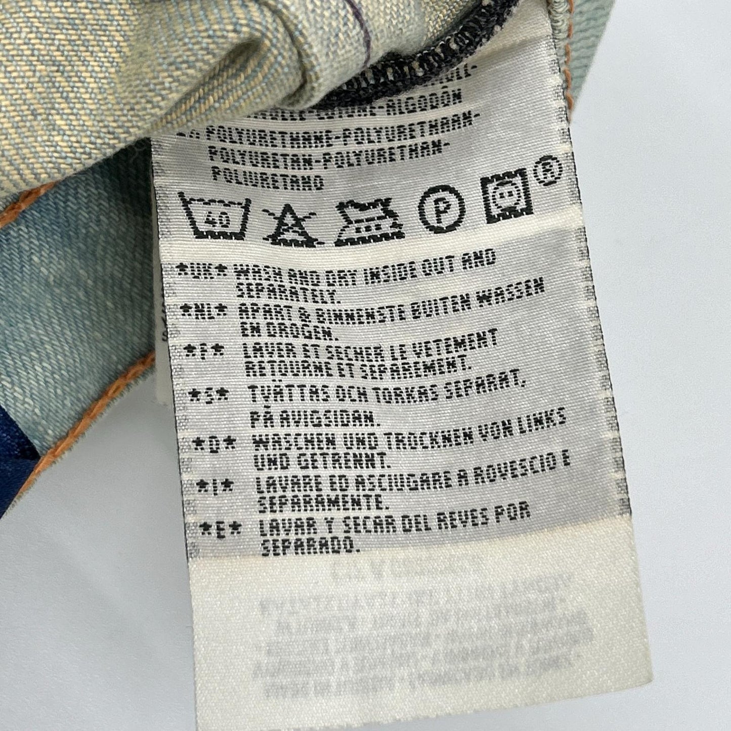 LEVI'S RED リーバイスレッド ブルー 立体デニム ボトムス