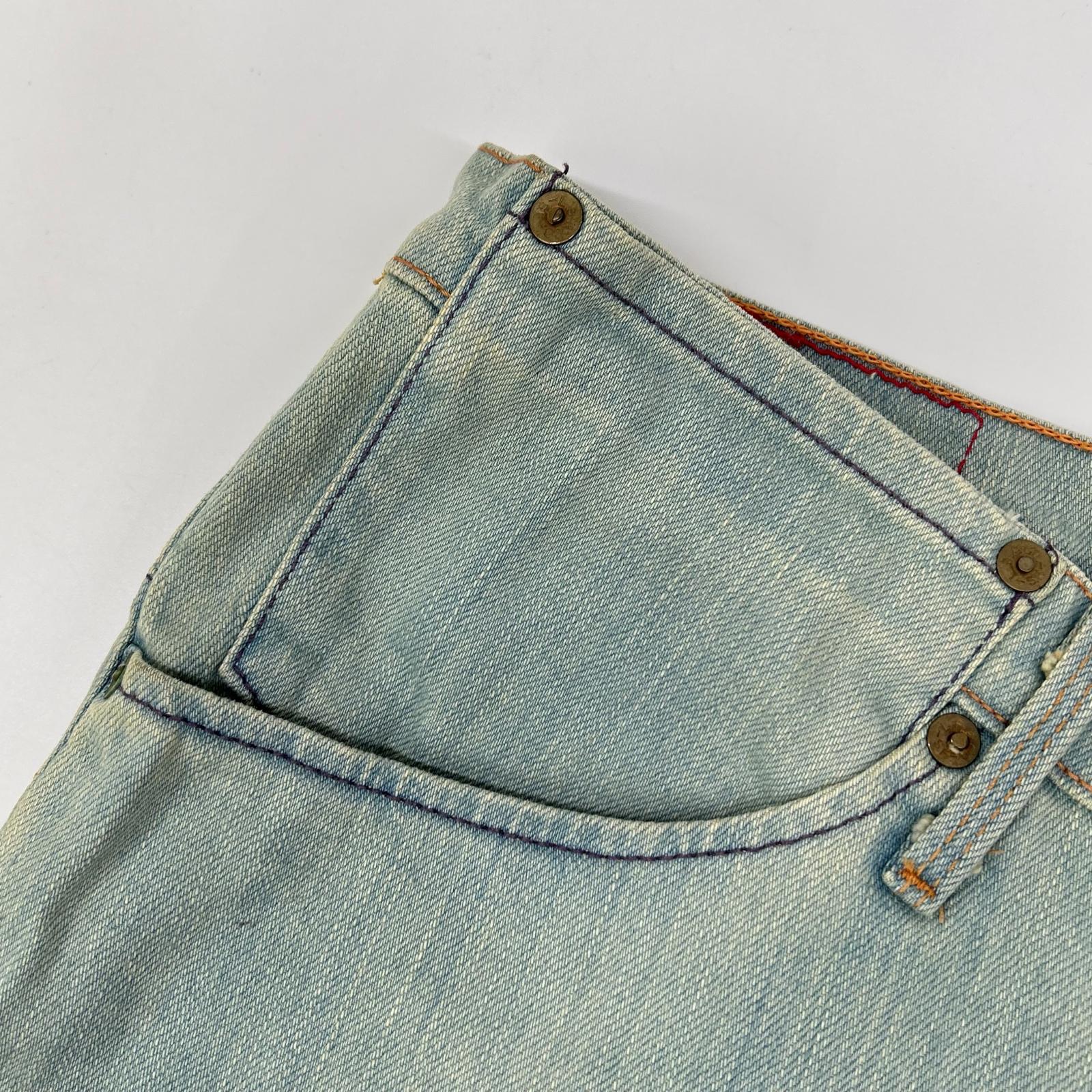 LEVI'S RED リーバイスレッド ブルー 立体デニム ボトムス