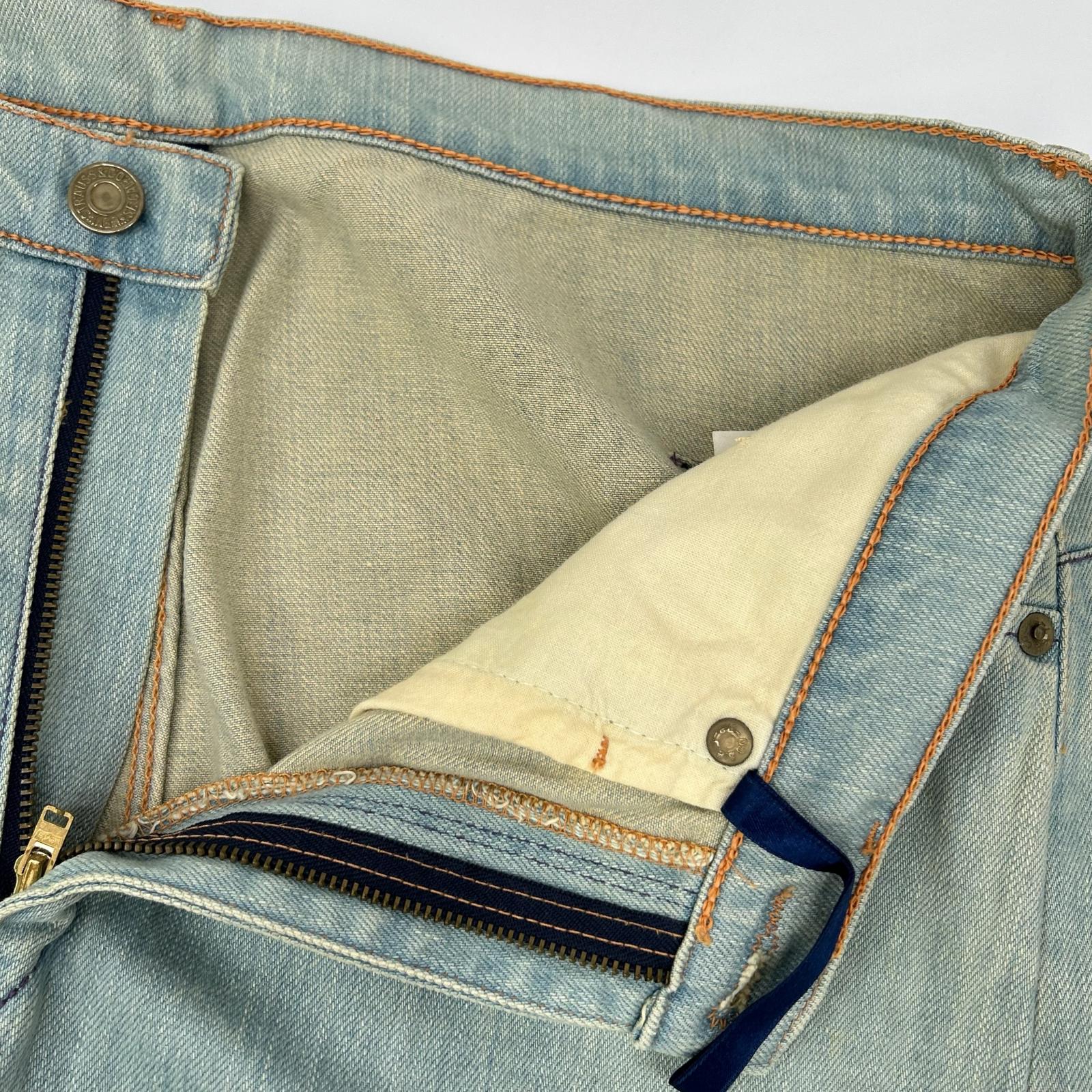 LEVI'S RED リーバイスレッド ブルー 立体デニム ボトムス