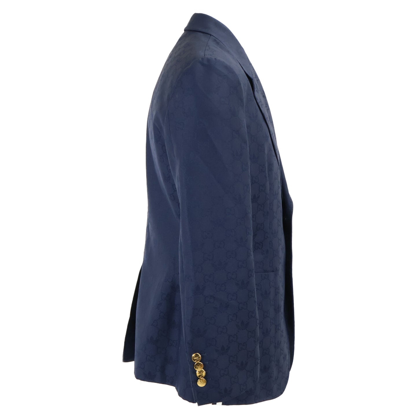 GUCCI グッチ ｘadidas アディダス【国内正規】720968 トレフォイル ジャガード テーラードジャケット ジャケット