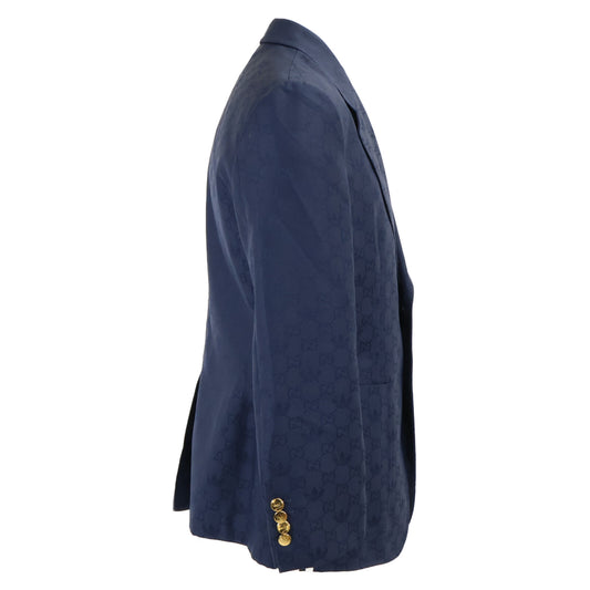 GUCCI グッチ ｘadidas アディダス【国内正規】720968 トレフォイル ジャガード テーラードジャケット ジャケット