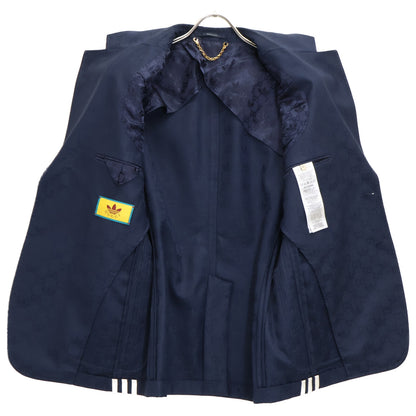 GUCCI グッチ ｘadidas アディダス【国内正規】720968 トレフォイル ジャガード テーラードジャケット ジャケット