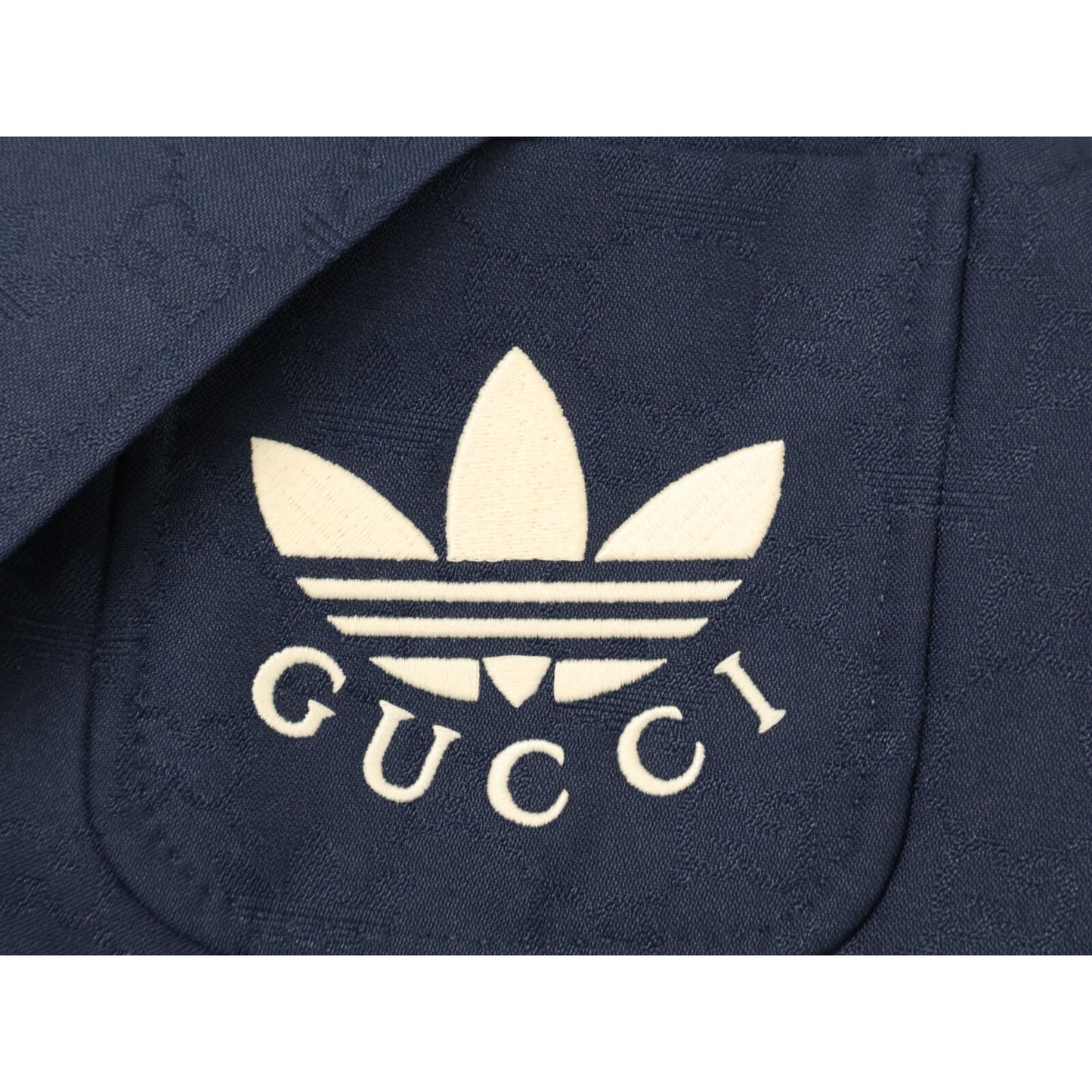 GUCCI グッチ ｘadidas アディダス【国内正規】720968 トレフォイル ジャガード テーラードジャケット ジャケット