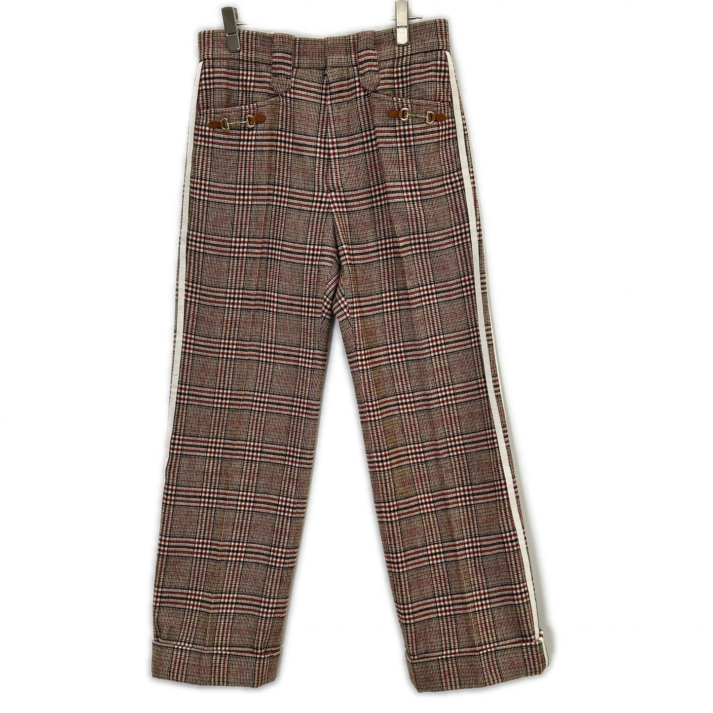 GUCCI グッチ ×アディダス ブラウン 696656 ホースビットウール スラックスパンツ ボトムス