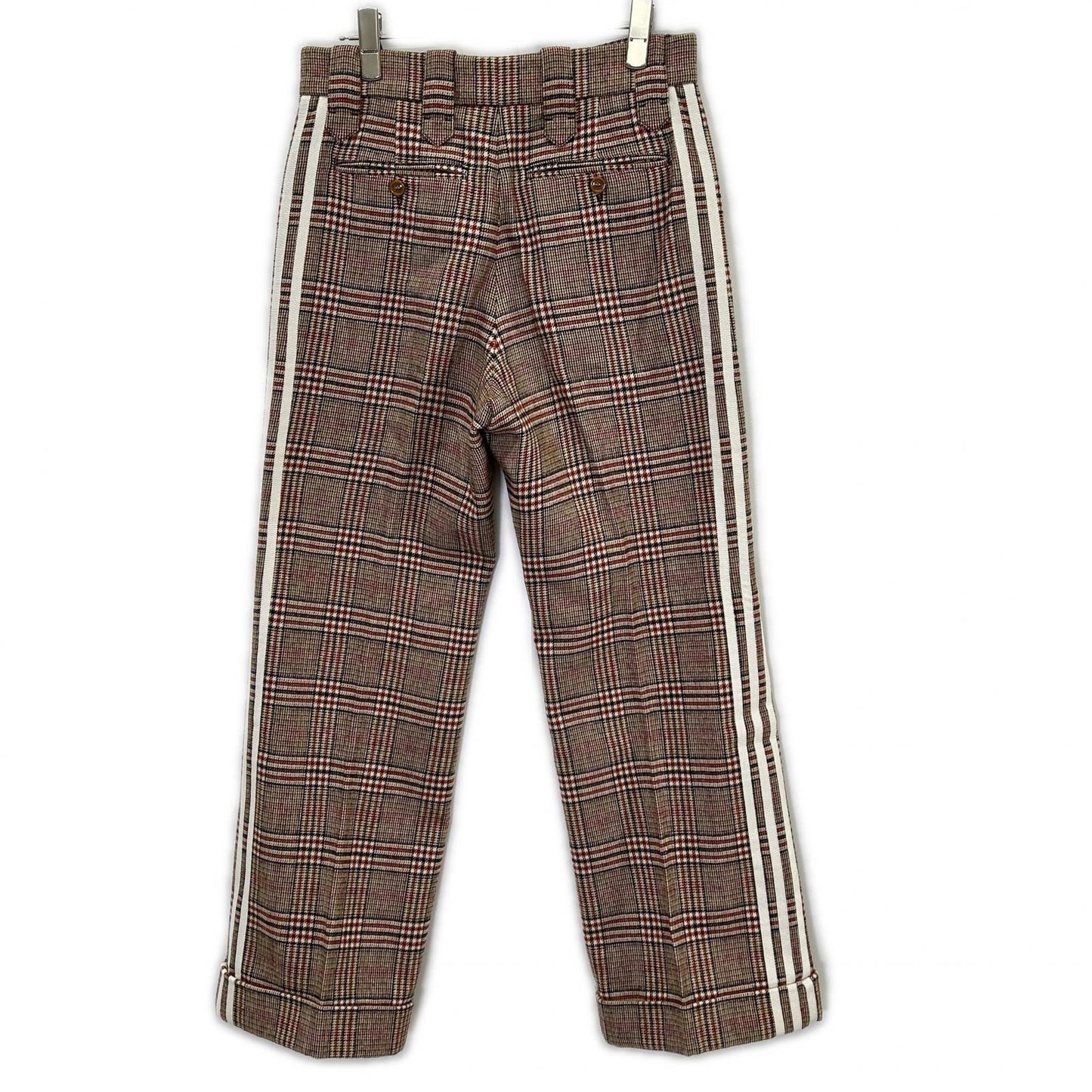 GUCCI グッチ ×アディダス ブラウン 696656 ホースビットウール スラックスパンツ ボトムス