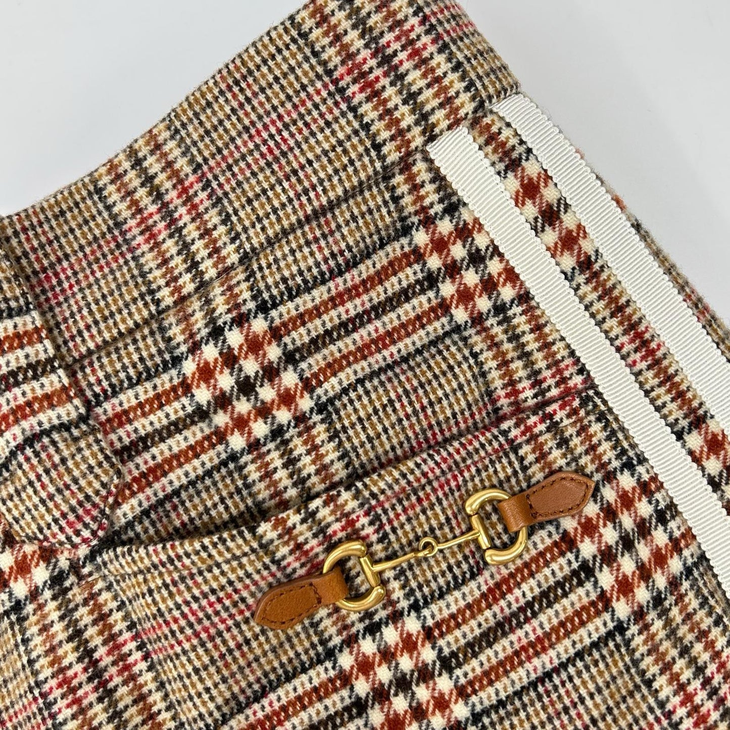 GUCCI グッチ ×アディダス ブラウン 696656 ホースビットウール スラックスパンツ ボトムス