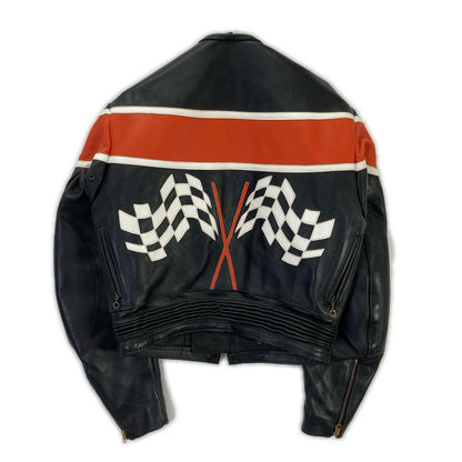 VANSON バンソン パッチ シングルライダースジャケット ジャケット
