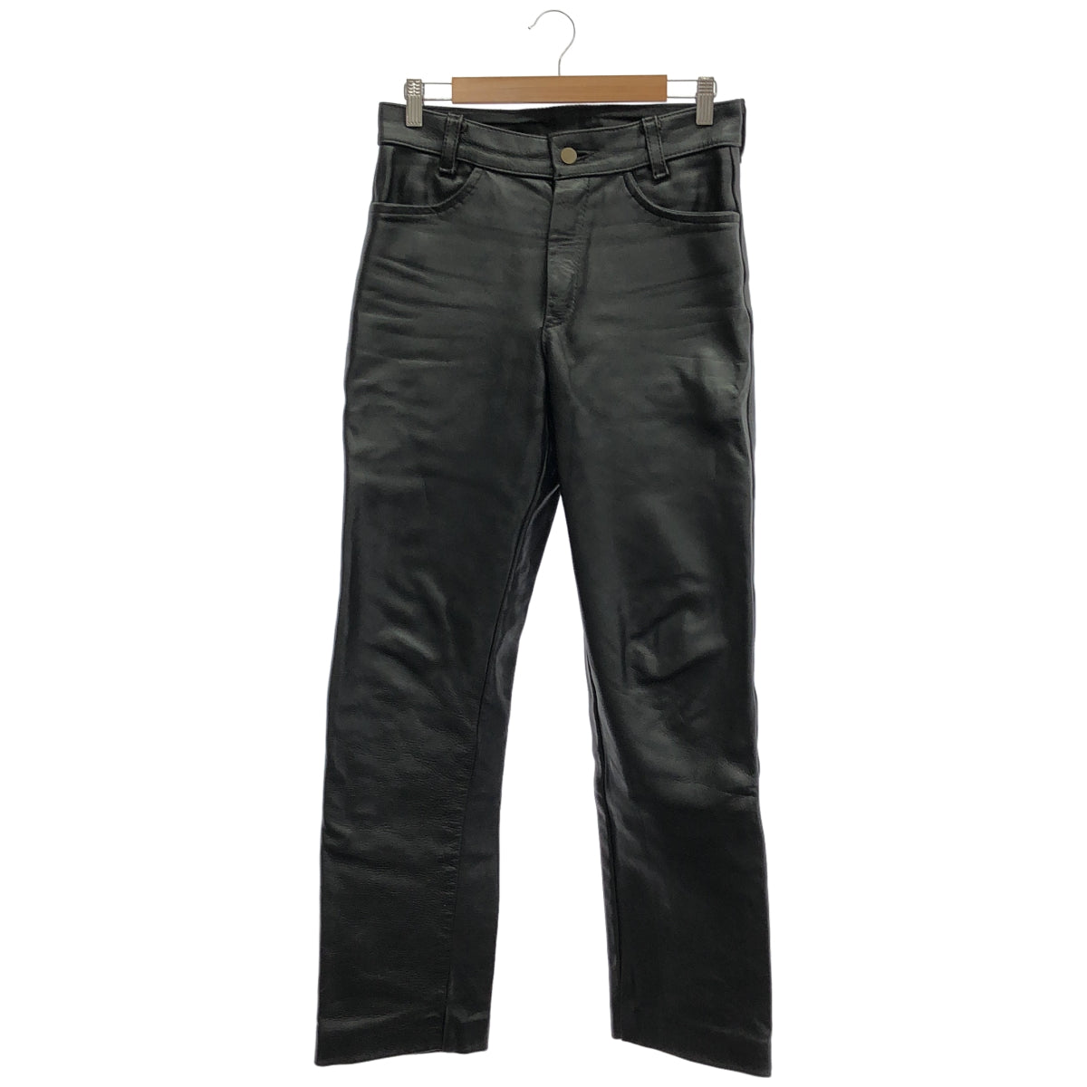 VANSON black leather pants bottoms