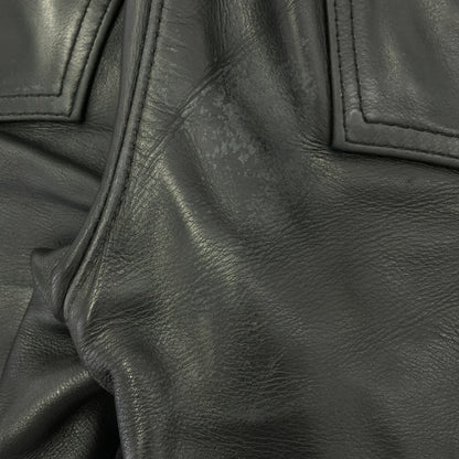 VANSON black leather pants bottoms