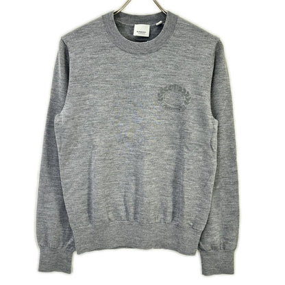 BURBERRY バーバリー 8063634 グレー オークリーフクレスト ニット トップス