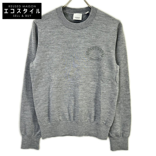 BURBERRY バーバリー 8063634 グレー オークリーフクレスト ニット トップス
