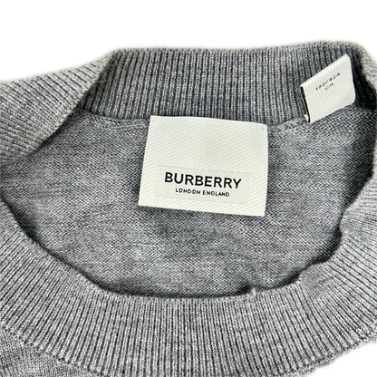 BURBERRY バーバリー 8063634 グレー オークリーフクレスト ニット トップス