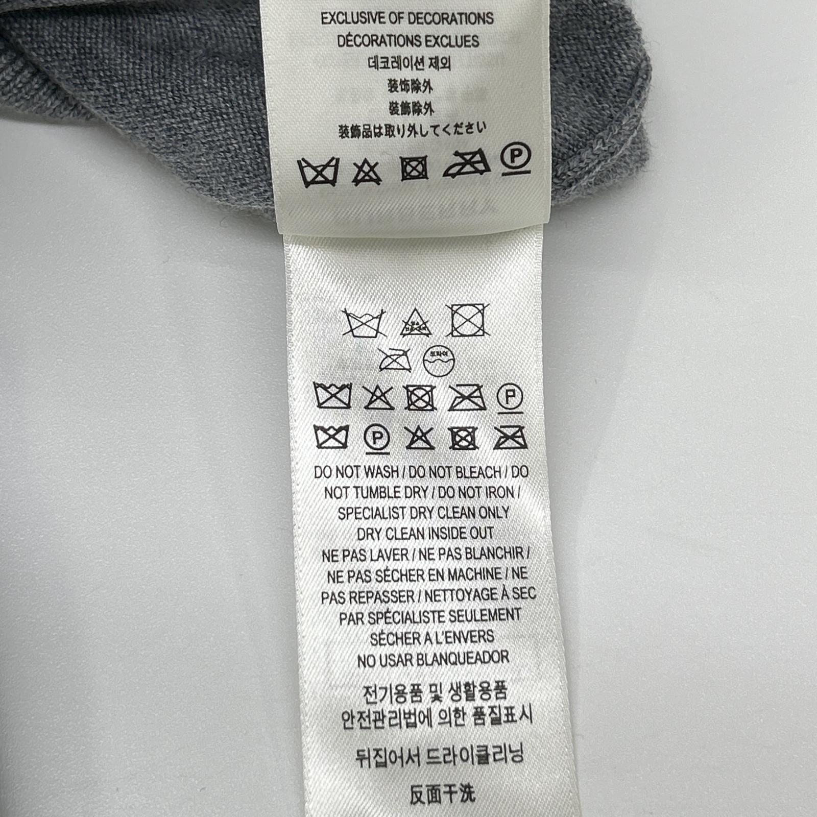 BURBERRY バーバリー 8063634 グレー オークリーフクレスト ニット トップス