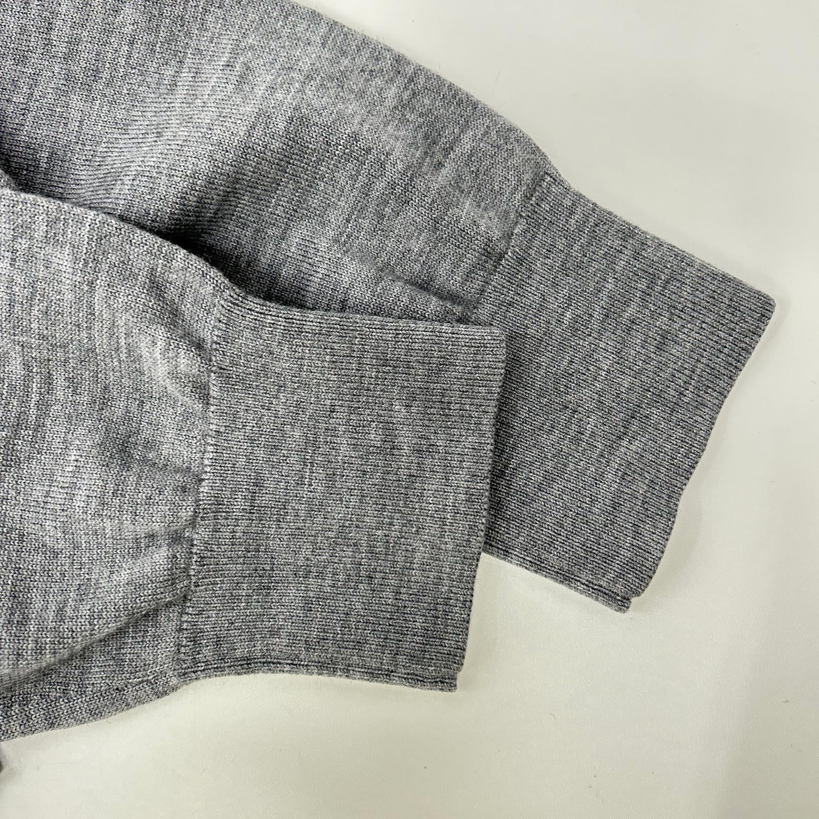 BURBERRY バーバリー 8063634 グレー オークリーフクレスト ニット トップス