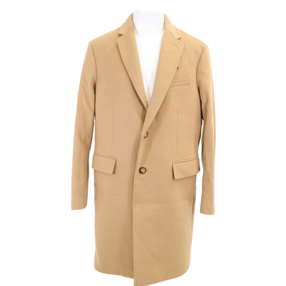 BURBERRY バーバリー 【美品/国内正規】8058261 カシミヤ混ウール ノッチドラペル チェスター コート