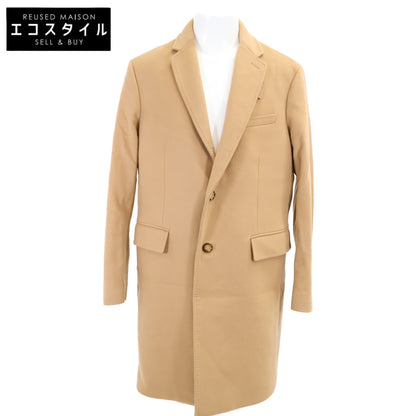BURBERRY バーバリー 【美品/国内正規】8058261 カシミヤ混ウール ノッチドラペル チェスター コート