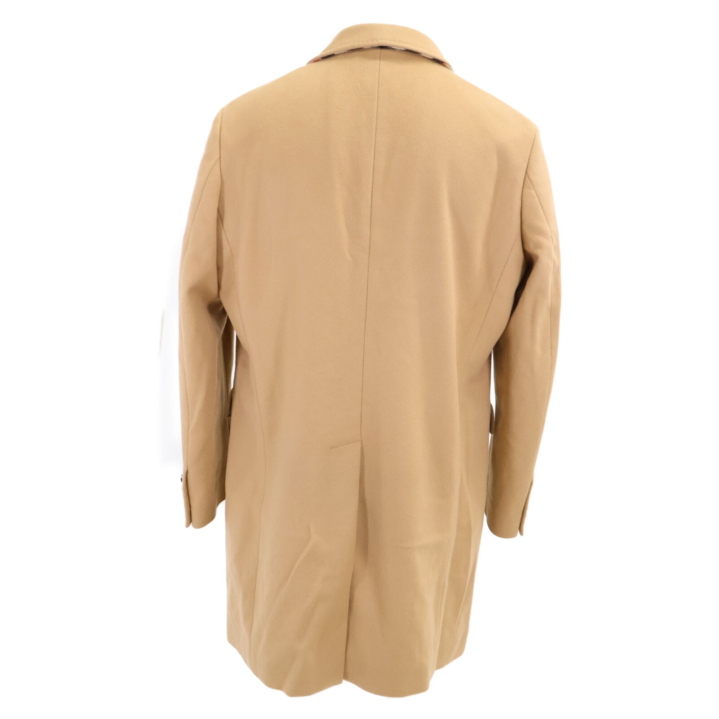 BURBERRY バーバリー 【美品/国内正規】8058261 カシミヤ混ウール ノッチドラペル チェスター コート