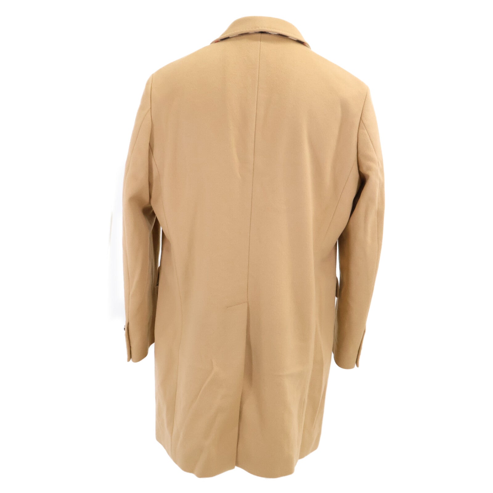 BURBERRY バーバリー 【美品/国内正規】8058261 カシミヤ混ウール ノッチドラペル チェスター コート
