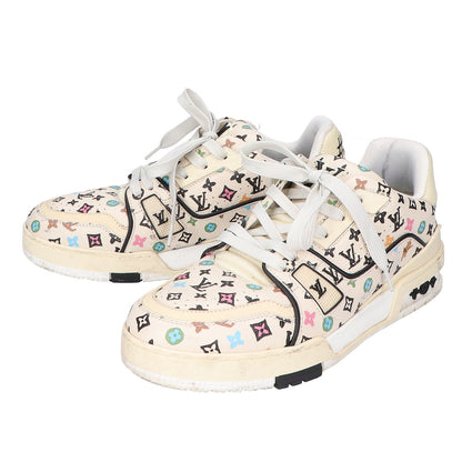 LOUIS VUITTON ルイヴィトン x Tyler the Creator タイラー・ザ・クリエイター 24年製 LVトレイナー・ライン モノグラムプリント スニーカー シューズ