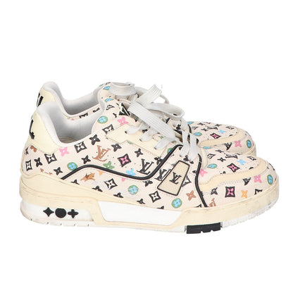 LOUIS VUITTON ルイヴィトン x Tyler the Creator タイラー・ザ・クリエイター 24年製 LVトレイナー・ライン モノグラムプリント スニーカー シューズ