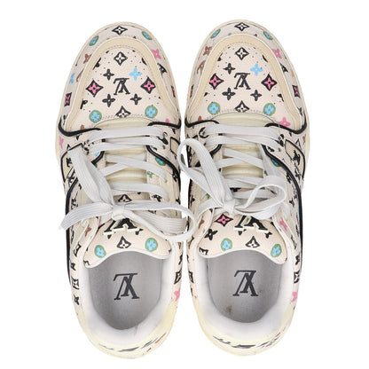 LOUIS VUITTON ルイヴィトン x Tyler the Creator タイラー・ザ・クリエイター 24年製 LVトレイナー・ライン モノグラムプリント スニーカー シューズ