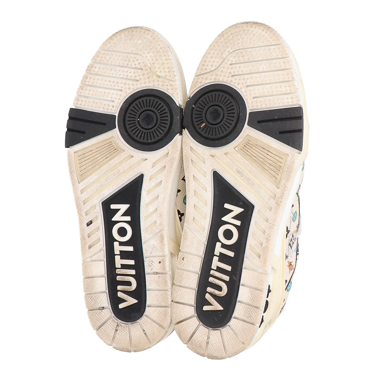 LOUIS VUITTON ルイヴィトン x Tyler the Creator タイラー・ザ・クリエイター 24年製 LVトレイナー・ライン モノグラムプリント スニーカー シューズ