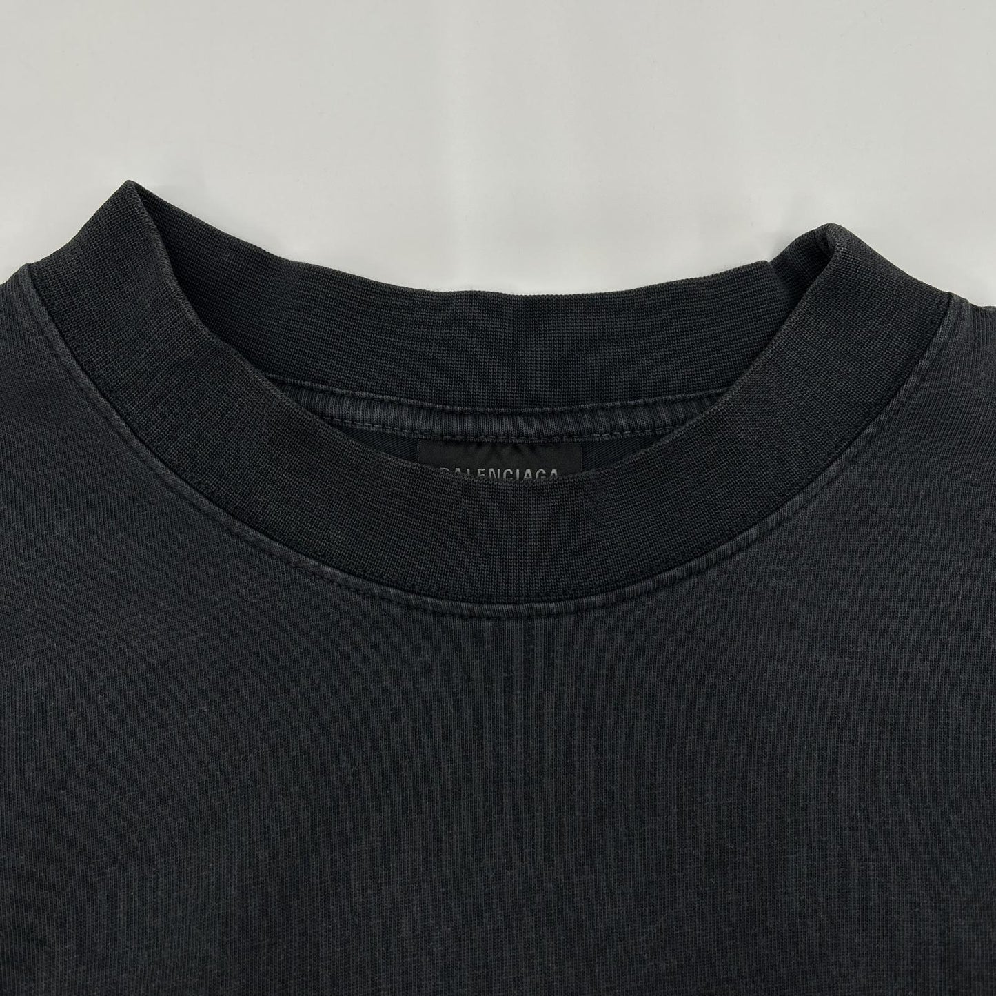 BALENCIAGA バレンシアガ ブラック 764235 I LOVE PARIS Tシャツ トップス