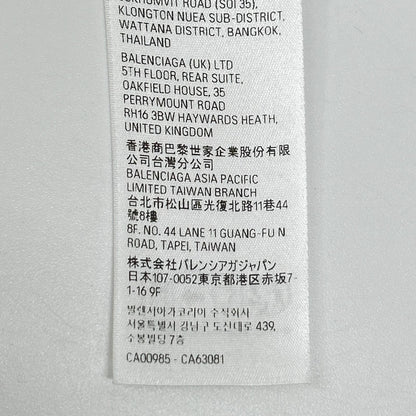 BALENCIAGA バレンシアガ イエロー 739028 DARKWAVE オーバーサイズTシャツ トップス