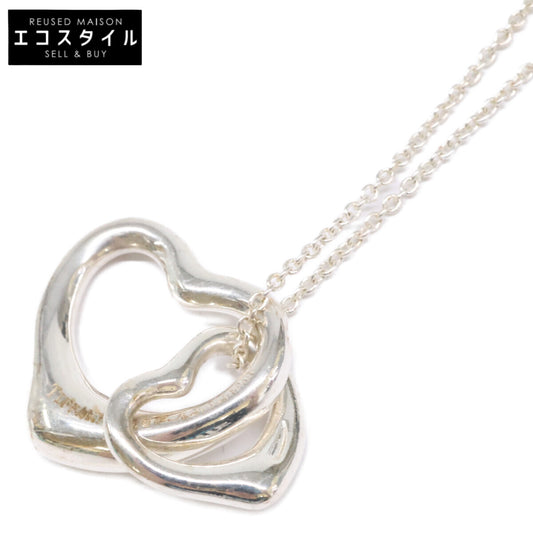 TIFFANY&Co. ティファニー 925 エルサペレッティ ダブルオープンハート ネックレス