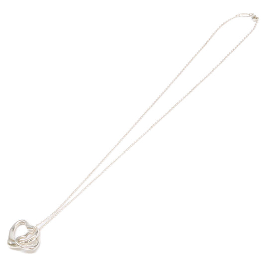 TIFFANY&Co. ティファニー 925 エルサペレッティ ダブルオープンハート ネックレス