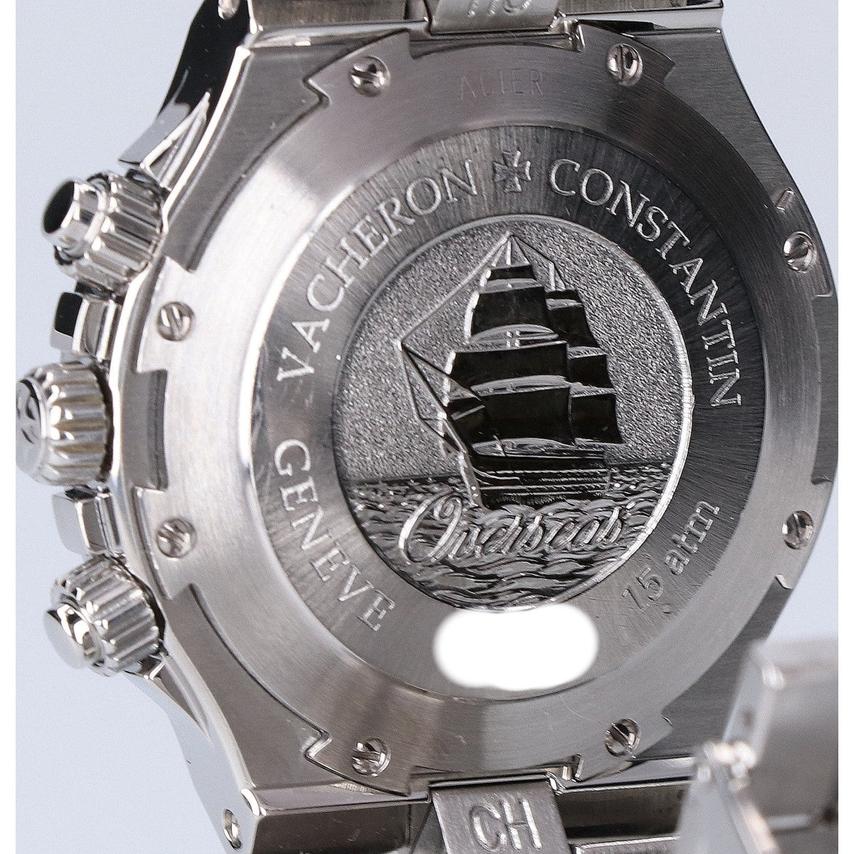 VACHERON CONSTANTIN ヴァシュロンコンスタンタン 仕上げ済み 49140/423A-8790 白文字盤 オーヴァーシーズ クロノグラフ 腕時計