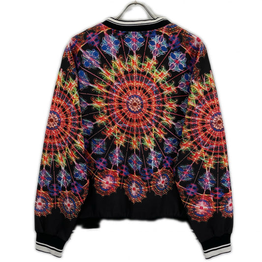DOLCE&GABBANA ドルチェアンドガッバーナ G9XF7Z ブラック 総柄 スウェット トップス