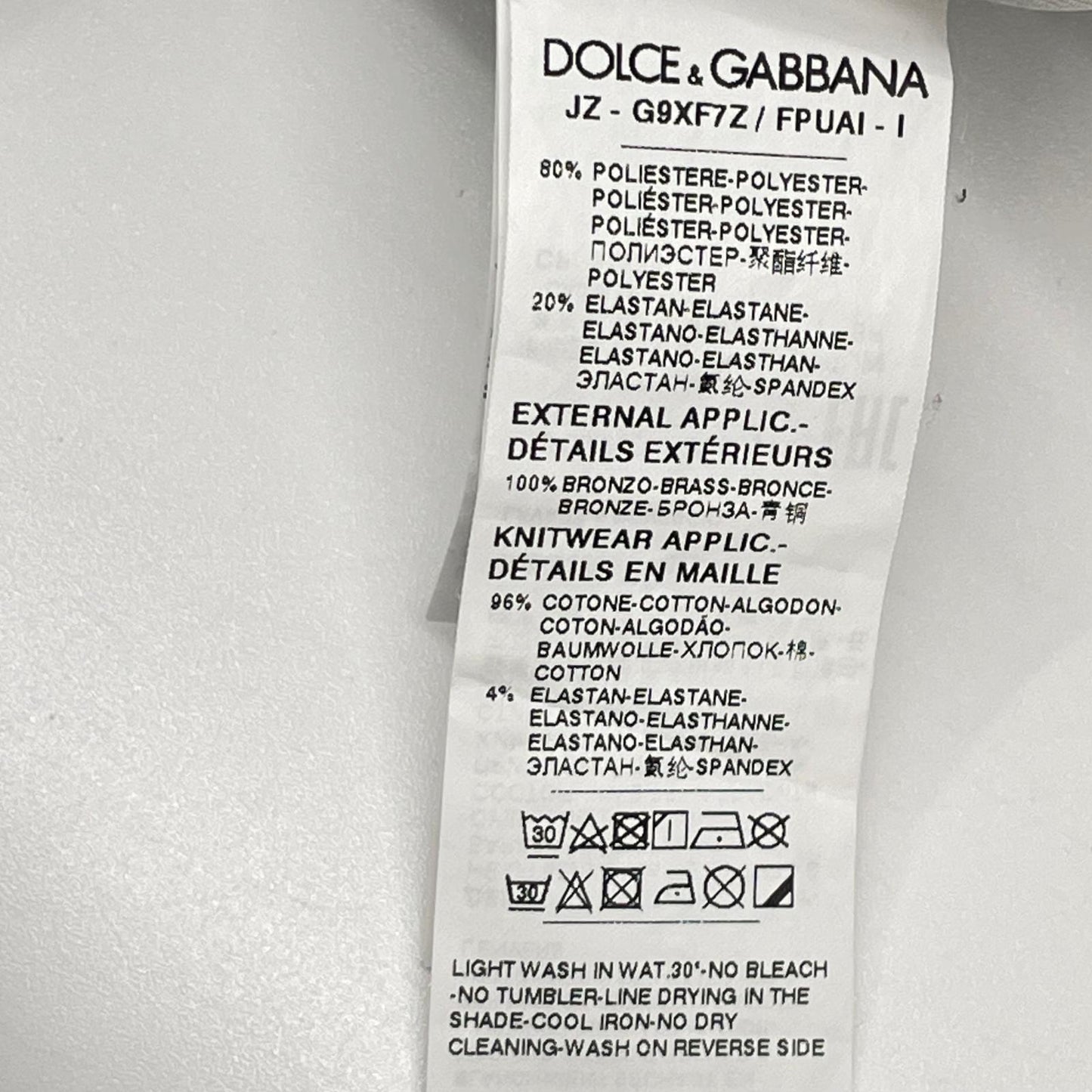 DOLCE&GABBANA ドルチェアンドガッバーナ G9XF7Z ブラック 総柄 スウェット トップス