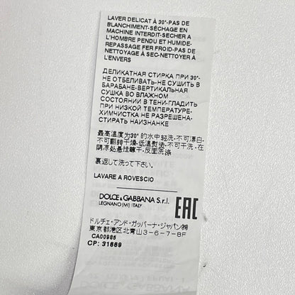 DOLCE&GABBANA ドルチェアンドガッバーナ G9XF7Z ブラック 総柄 スウェット トップス