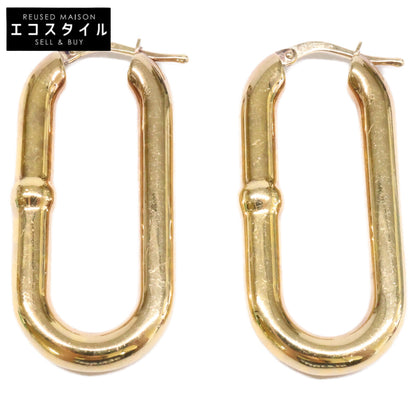 BOTTEGA VENETA Bottega Veneta 707795 VAHU0 8120 Ag925 Oval Hoop Earrings
