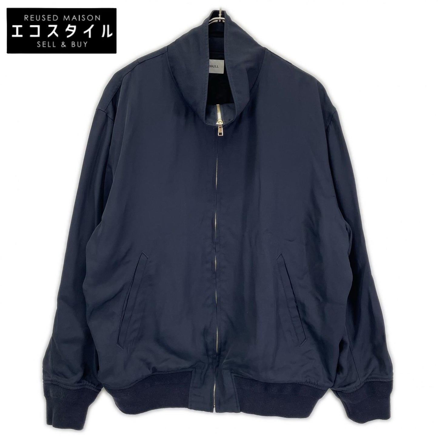 BRILL ブリル BR26SS7005-00 ネイビー トリコスタンドブルゾン ジャケット ジャケット